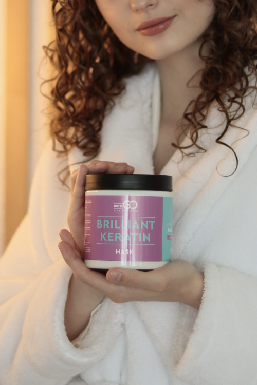 Kератиновая маска для любого типа волос 250 мл. Keratin SPA hair repair в Новом Уренгое