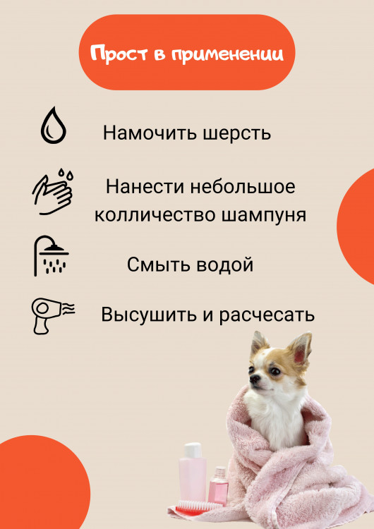 Dctr.Go Шампунь-бальзам для животных  Sнampoo Therapy "Мультиуход" 250 ml в Новом Уренгое