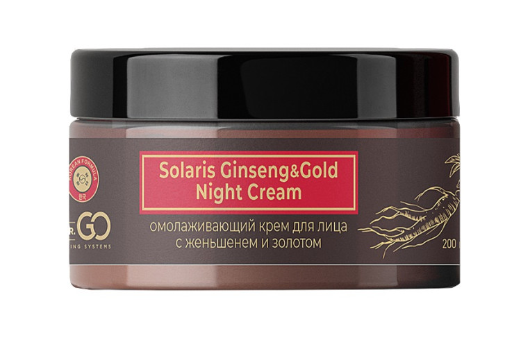 Омолаживающий крем для лица с корейским женьшенем и золотом 200 мл в Новом Уренгое